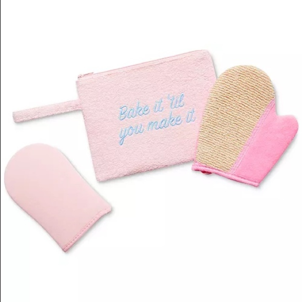 3 piece Self Tanning Mitt & Pouch set